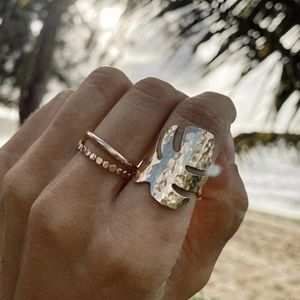 James Michelle Tropical Leaf Ring